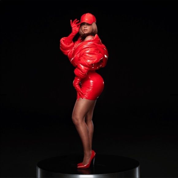 ❤️IVY PARK IVY HEART NWT red latex dress, XL, NWT/never opened! HARD TO FIND! - Picture 7 of 11